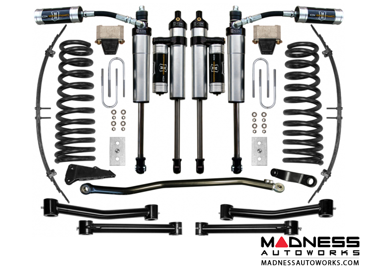 Dodge Ram 2500/3500 4WD Suspension System Stage 4 4.5" MADNESS